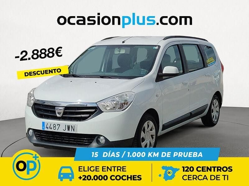 Blanco Usado 2017 Dacia Lodgy Lauréate Monovolumen | 11.790 € (Precio justo) - Imagen 1/4
