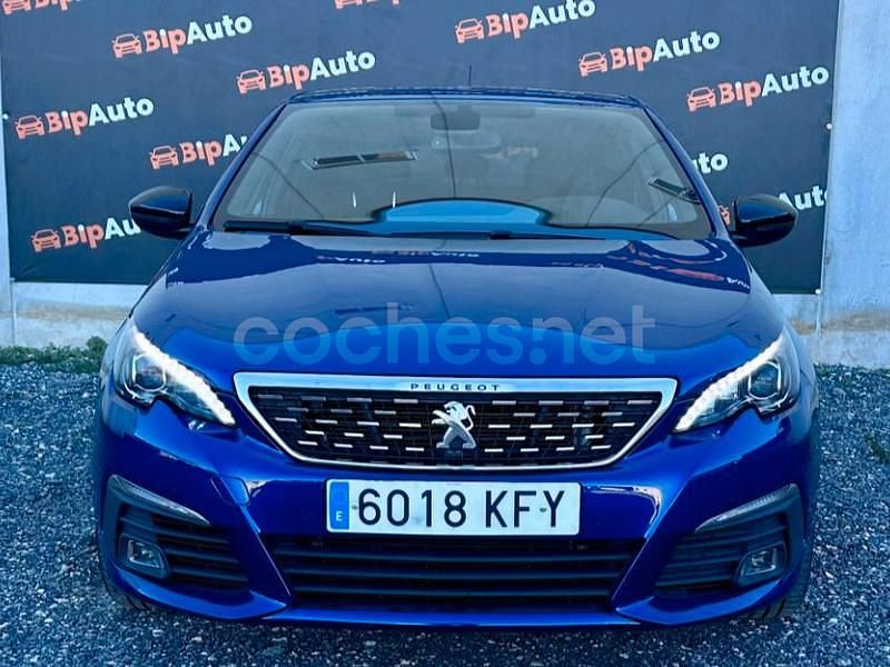 Usado Peugeot 308 GT-line 130 CV (95 kW) 2017 Azul Berlina