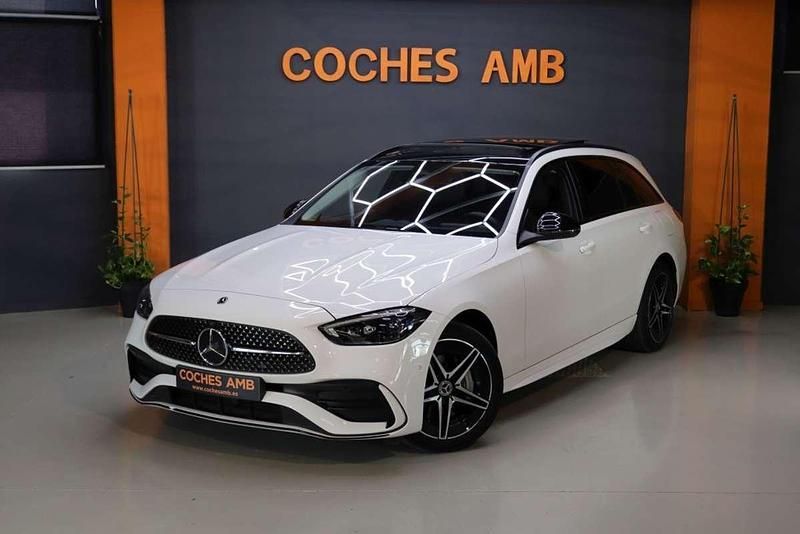 Blanco Usado 2022 Mercedes C300e Familiar | 37.950 € (Precio justo) - Imagen 1/4
