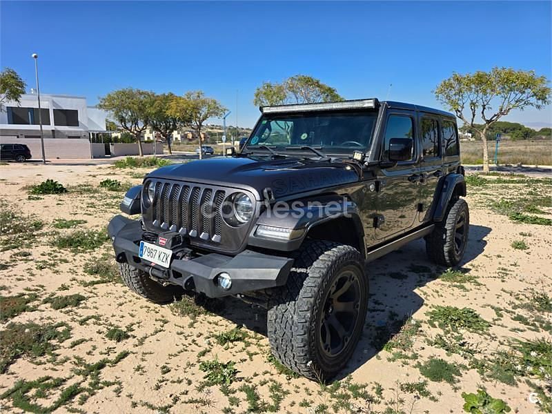 Usado Jeep Wrangler Sahara 270 CV (198 kW) 2019 Negro SUV
