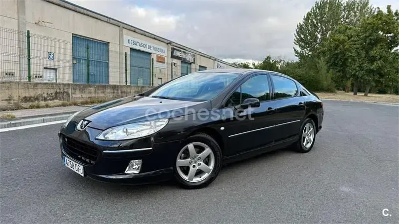 Usado Peugeot 407 137 CV (100 kW) 2005 Negro Berlina