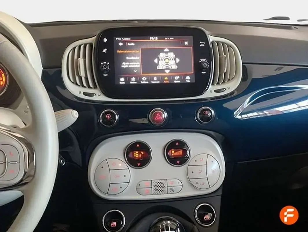 Usado Fiat 500 Connect 71 CV (52 kW) 2020 Azul Descapotable