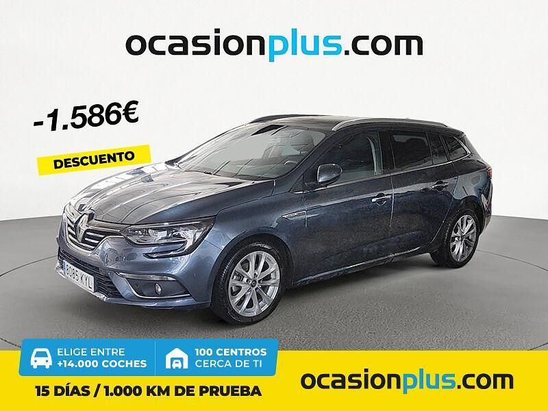 Gris Usado 2019 Renault Mégane GrandTour Zen Familiar | 17.450 € (Un poco caro) - Imagen 1/4