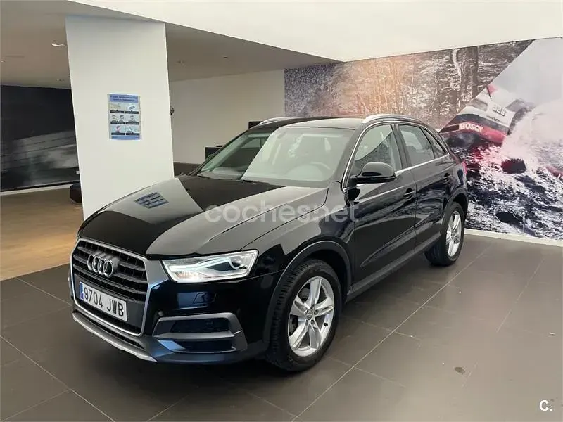 Usado Audi Q3 Design 150 CV (110 kW) 2017 Negro SUV