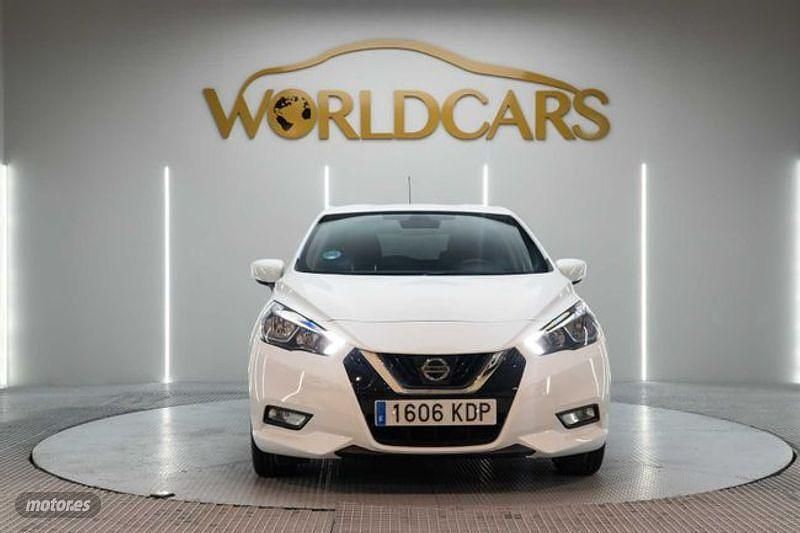 Usado Nissan Micra Acenta 89 CV (65 kW) 2017 Blanco Berlina
