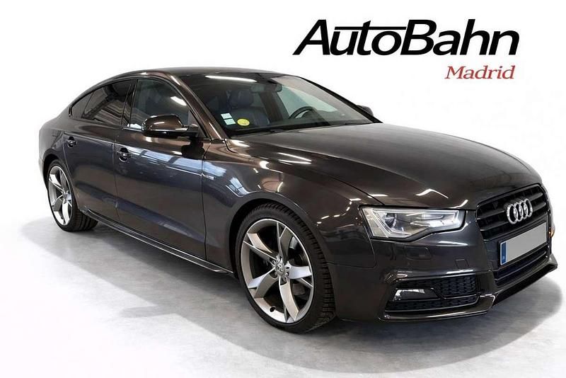 Usado Audi A5 Sportback Advanced 150 CV (110 kW) 2015 Gris Utilitario