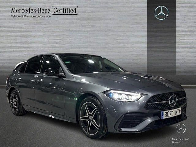 Usado Mercedes C300e AMG line 313 CV (230 kW) 2024 Gris selenita Berlina