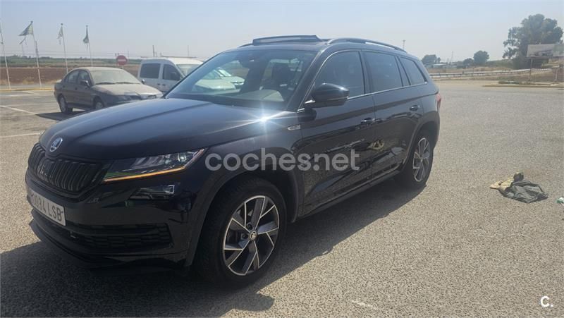 Negro Usado 2021 Skoda Kodiaq SportLine SUV | 31.500 € (Caro) - Imagen 1/4
