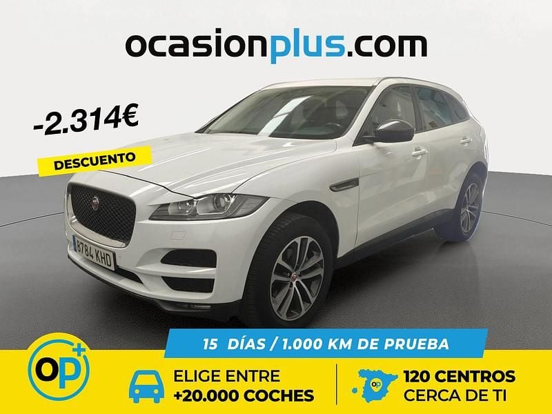 Blanco Usado 2017 Jaguar F-Pace Pure SUV | 16.186 € (Super precio) - Imagen 1/4