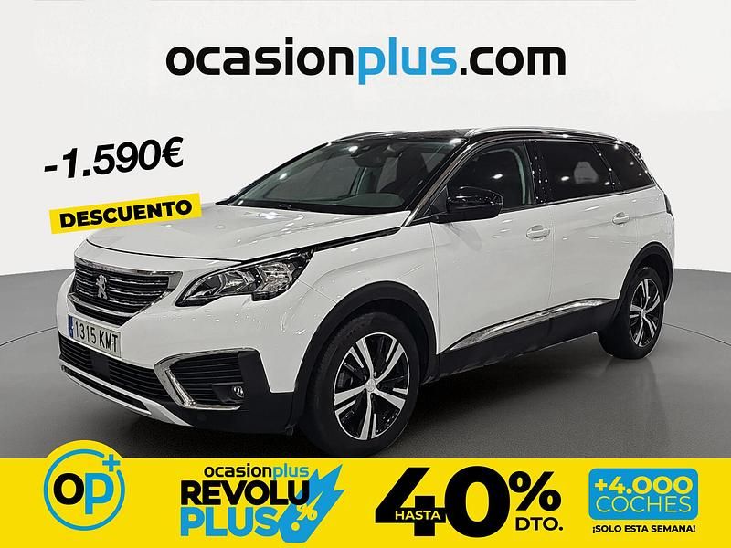 Usado Peugeot 5008 Allure 130 CV (95 kW) 2018 Blanco SUV