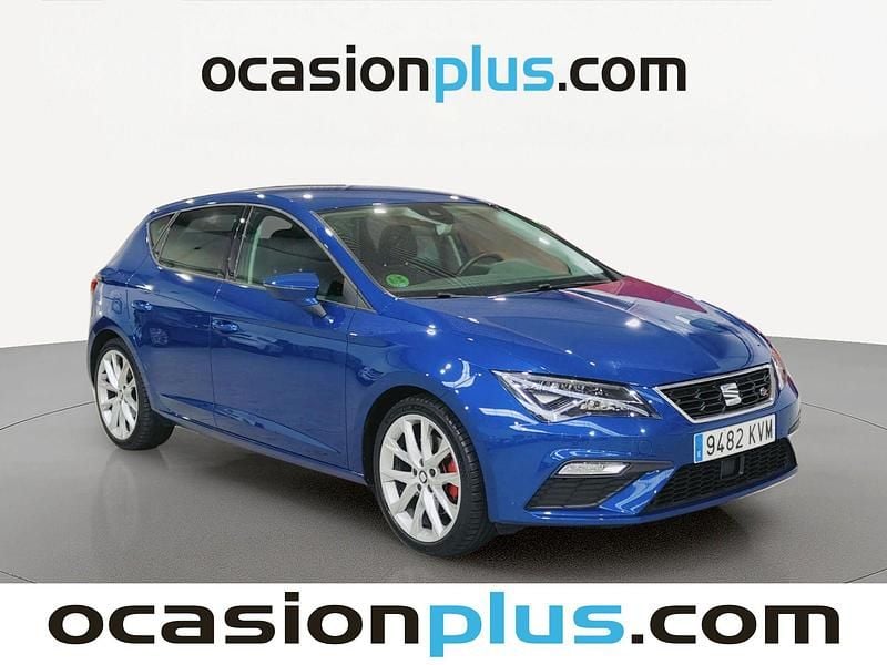 Usado Seat Leon FR 150 HP (110 kW) 2019 Azul Citadino