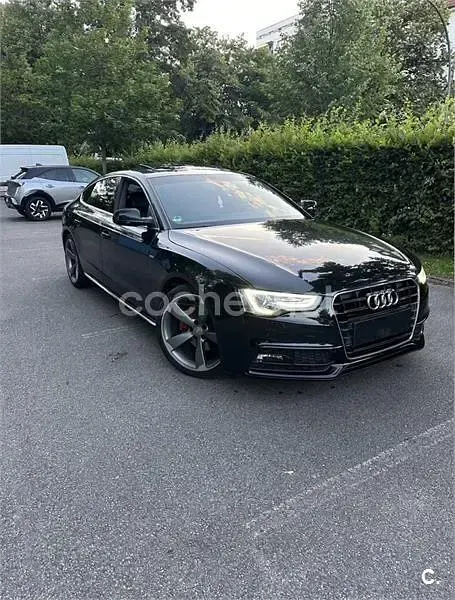 Usado Audi A5 Sportback S-Line 177 CV (130 kW) 2012 Negro Utilitario