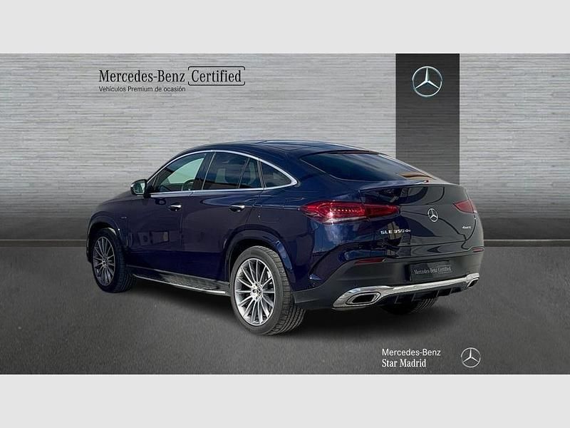 Usado Mercedes GLE350 AMG line 320 CV (235 kW) 2021 Azul Coupe