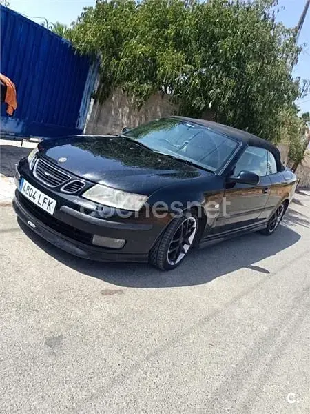 Usado Saab 9-3 Aero 210 CV (154 kW) 2004 Negro Descapotable
