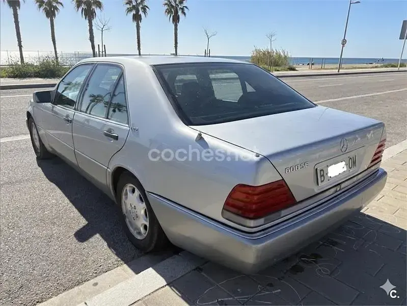 Usado Mercedes S600 394 CV (289 kW) 1993 Gris / plata Berlina
