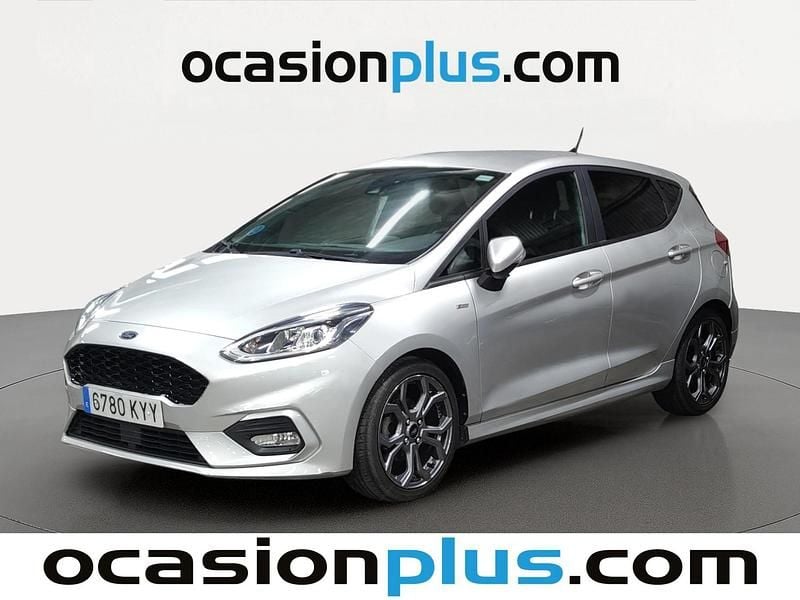 Usado Ford Fiesta ST-Line 100 CV (73 kW) 2019 Gris plata Utilitario