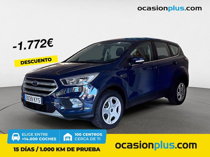 Azul Usado 2019 Ford Kuga Trend+ SUV | 19.500 € (Un poco caro) - Imagen 1/4