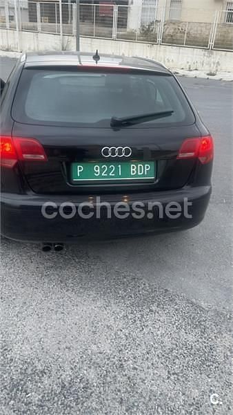 Usado Audi A3 Ambiente 170 CV (125 kW) 2007 Negro Utilitario