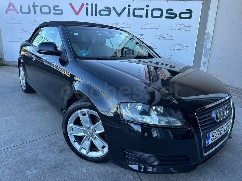 Usado Audi A3 Cabriolet Ambition 200 CV (147 kW) 2008 Negro Descapotable