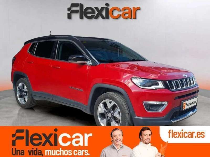 Rojo Usado 2018 Jeep Compass Limited SUV | 15.490 € - Imagen 1/4