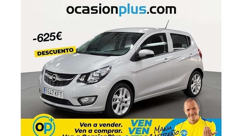 Usado Opel Karl Selective 75 CV (55 kW) 2017 Plateado Utilitario