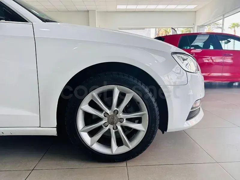 Usado Audi A3 S-Line 110 CV (80 kW) 2015 Blanco Berlina