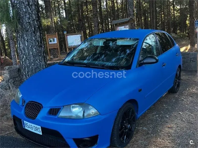 Usado Seat Ibiza Reference 100 CV (73 kW) 2005 Azul Utilitario