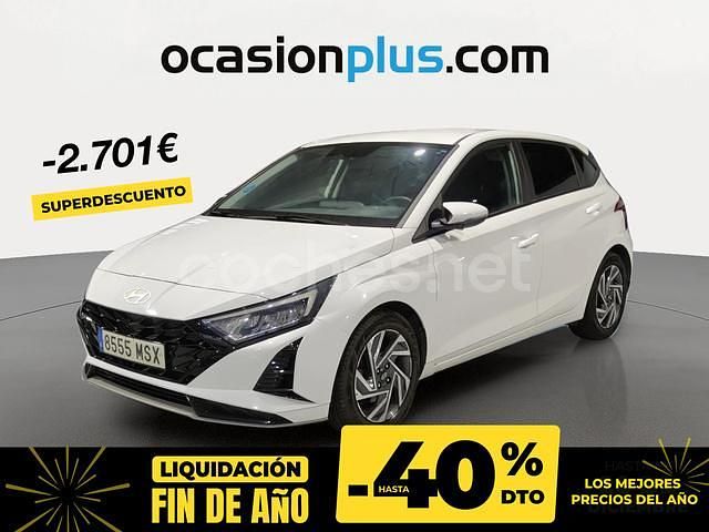 Blanco Usado 2024 Hyundai i20 Berlina | 19.450 € (Precio justo) - Imagen 1/4