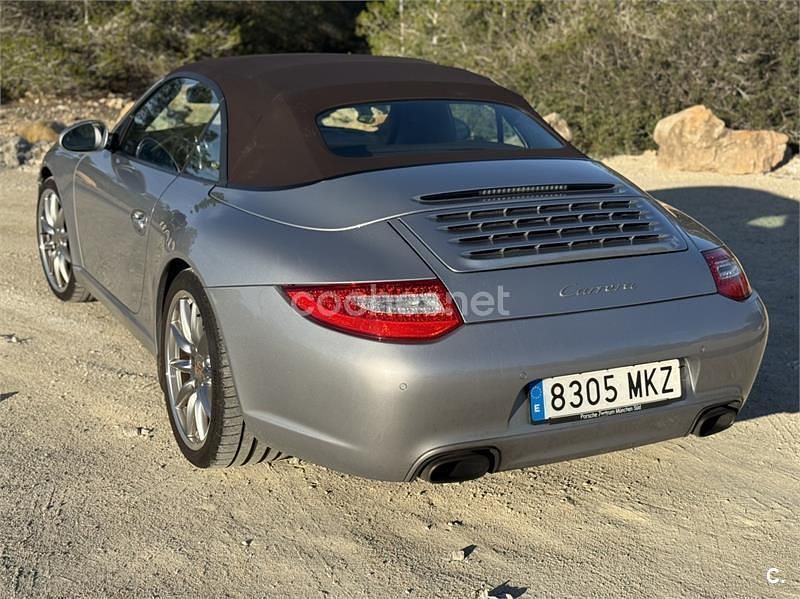 Usado Porsche 911 Carrera Cabriolet 345 CV (253 kW) 2008 Gris / plata Descapotable