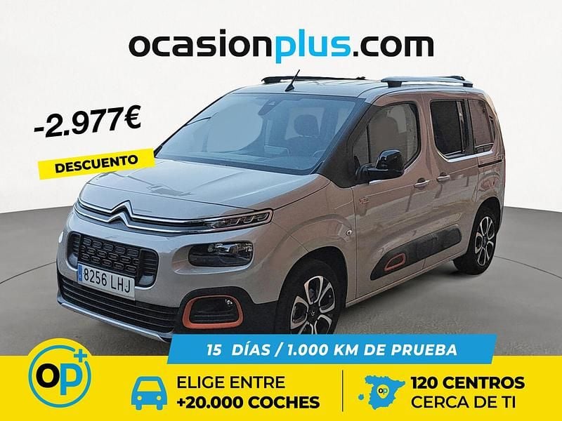 Beige Usado 2020 Citroën Berlingo Shine Monovolumen | 21.250 € (Precio justo) - Imagen 1/4