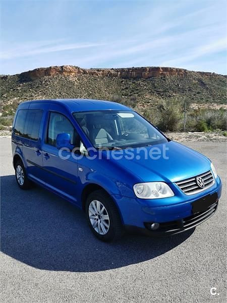 Usado VW Caddy Life 105 CV (77 kW) 2009 Azul Monovolumen