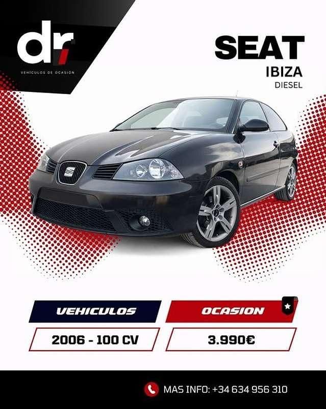 Usado Seat Ibiza Sport 101 CV (74 kW) 2006 Negro Berlina