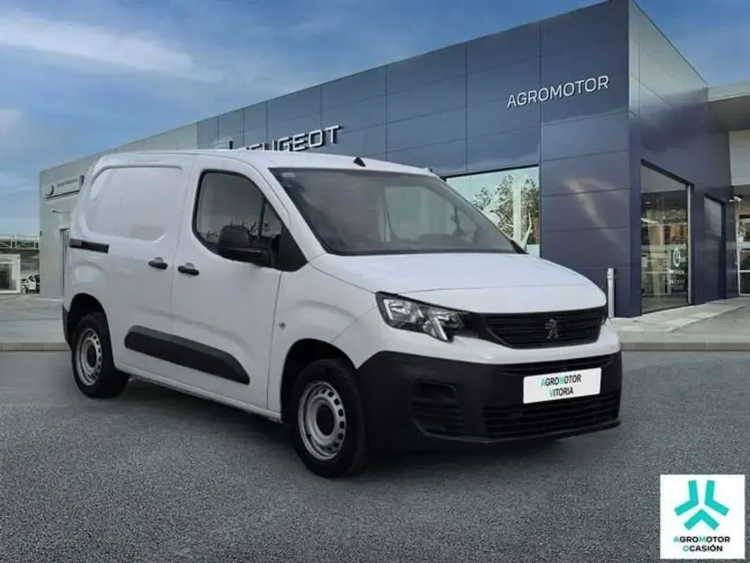 Usado Peugeot Partner S 102 CV (75 kW) 2020 Blanco Monovolumen