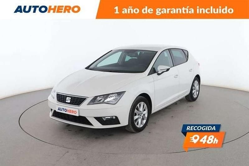 Usado Seat Leon Style Plus 111 CV (81 kW) 2017 Blanco Berlina