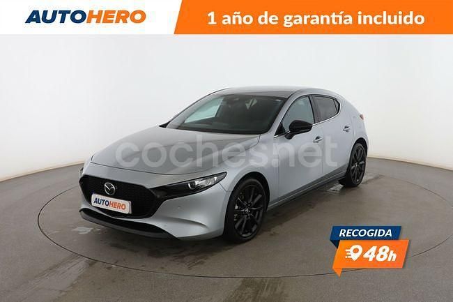 Gris / plata Usado 2023 Mazda 3 Homura-Line Berlina | 25.999 € (Precio justo) - Imagen 1/3