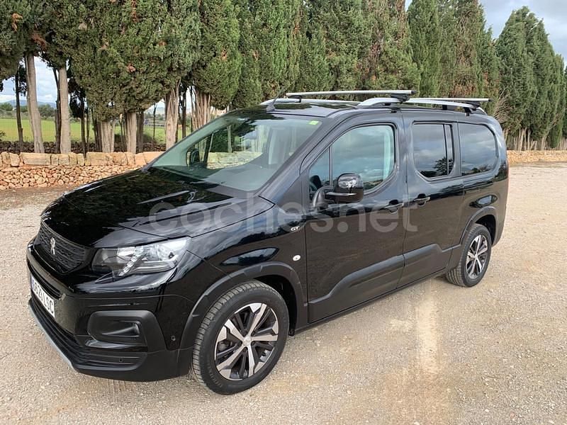 Negro Usado 2022 Peugeot Rifter GT Monovolumen | 20.900 € (Precio justo) - Imagen 1/4