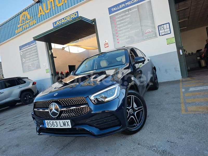Azul Usado 2021 Mercedes GLC220 Coupe | 42.950 € (Precio justo) - Imagen 1/4