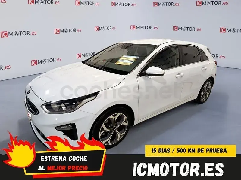 Usado Kia Ceed 120 CV (88 kW) 2019 Blanco Utilitario