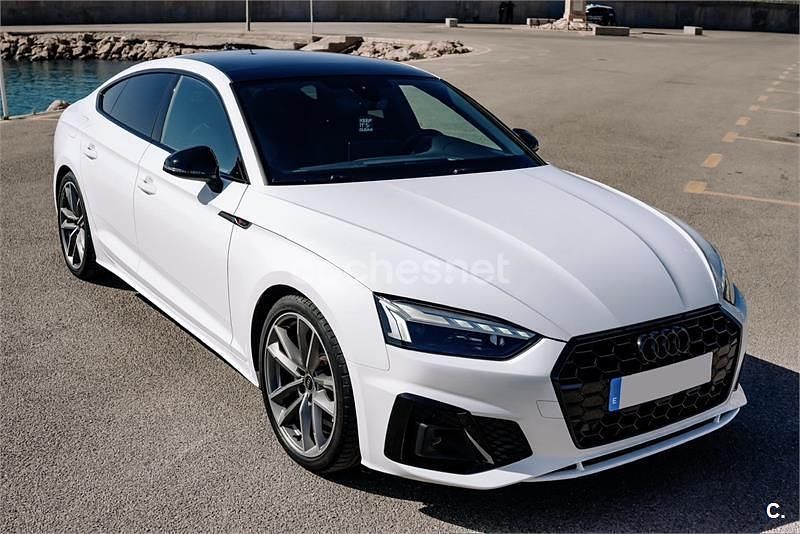 Usado Audi A5 Sportback 163 CV (119 kW) 2022 Blanco Utilitario