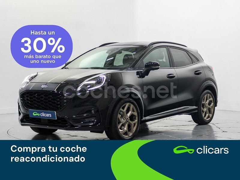 Negro Usado 2022 Ford Puma ST-Line X SUV | 18.490 € (Precio justo) - Imagen 1/4