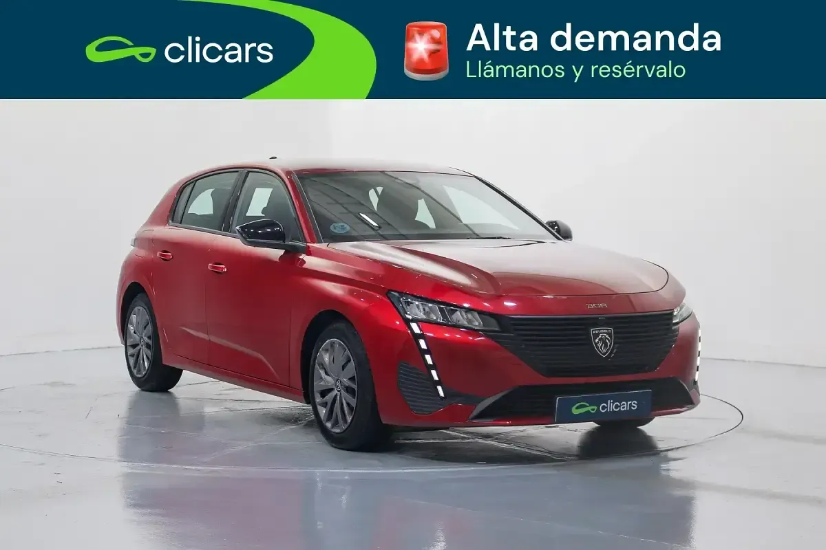Usado Peugeot 308 Active 110 CV (80 kW) 2022 Rojo Berlina