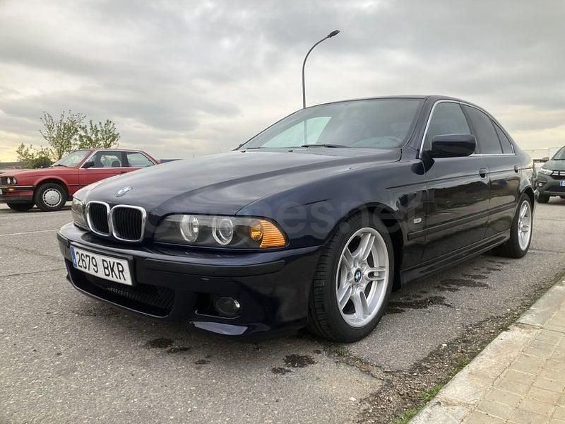 Usado BMW 520 170 CV (125 kW) 2001 Azul Berlina