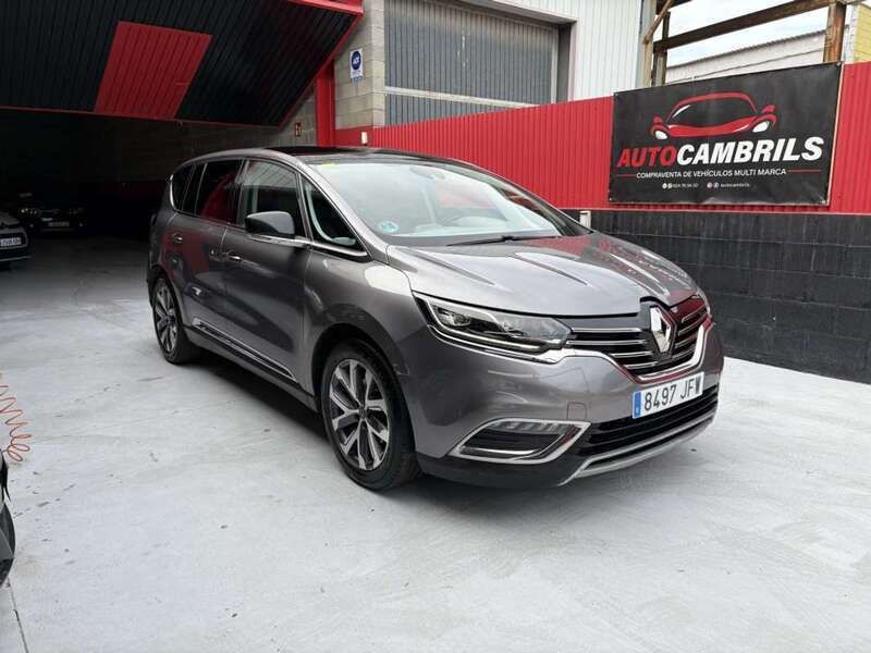Gris / plata Usado 2016 Renault Espace Initiale Monovolumen | 15.990 € (Buen precio) - Imagen 1/4
