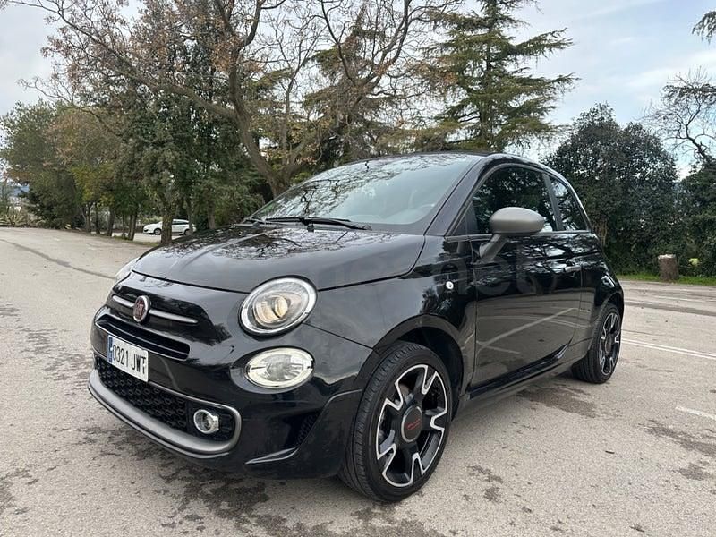Negro Usado 2017 Fiat 500 Descapotable | 9900 € (Un poco caro) - Imagen 1/4