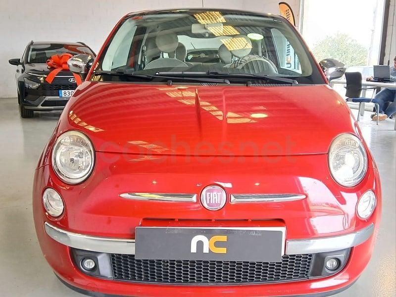 Usado Fiat 500 Lounge 69 CV (50 kW) 2009 Rojo Descapotable