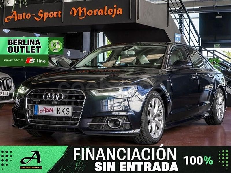 Usado Audi A6 S-Line 320 CV (235 kW) 2018 Azul Berlina