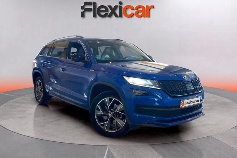 Azul Usado 2020 Skoda Kodiaq SportLine SUV | 28.290 € (Caro) - Imagen 1/4