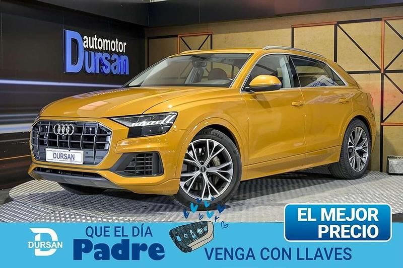 Usado Audi Q8 Premium 386 CV (283 kW) 2021 Naranja SUV