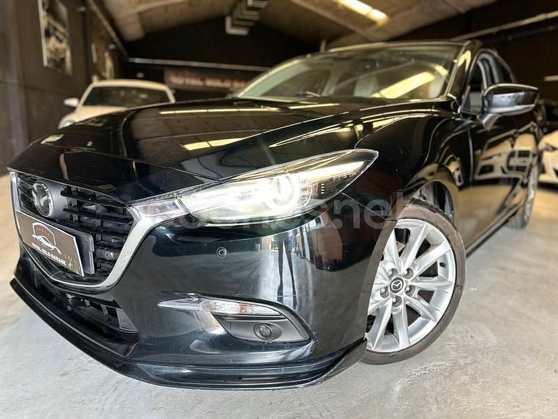 Usado Mazda 3 150 CV (110 kW) 2017 Negro Berlina