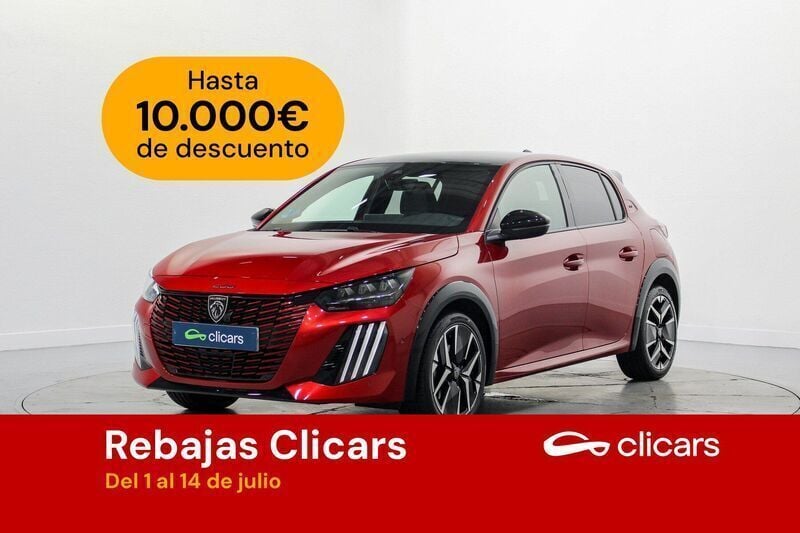 Rojo Usado 2024 Peugeot 208 GT Utilitario | 20.490 € (Precio justo) - Imagen 1/4
